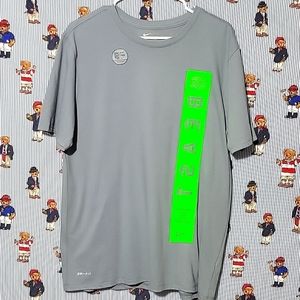 Nike Beast Drifit Brothers Eat & Stay Together Gray/green T Shirt Mens Large